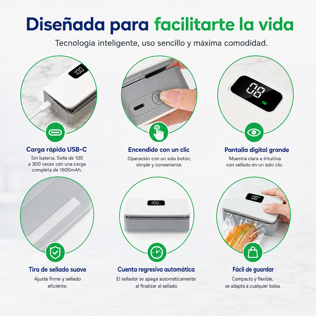 Mini sellador Magnético