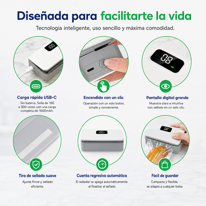 Mini sellador Magnético